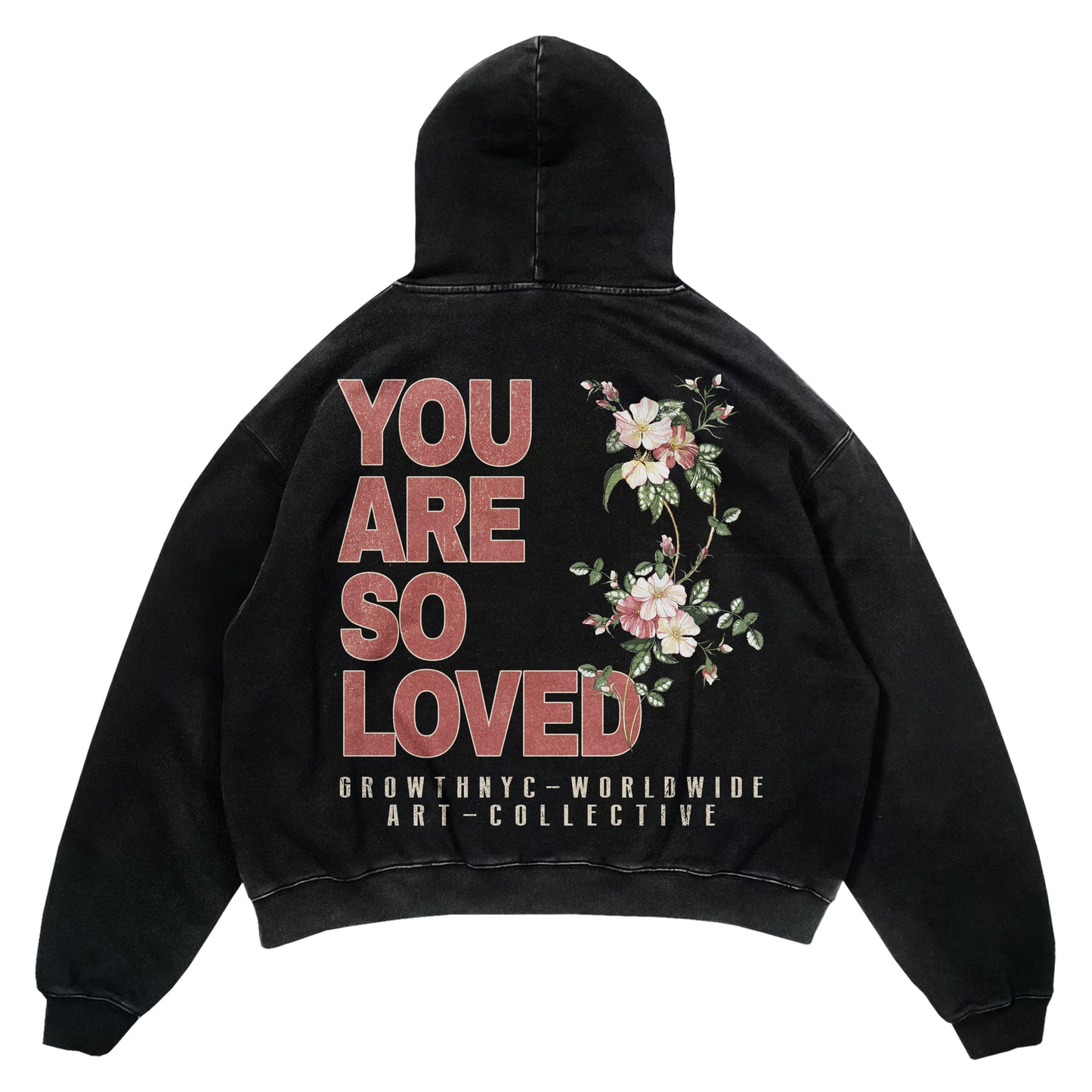 Growth NYC Hoodie - Washed Black
